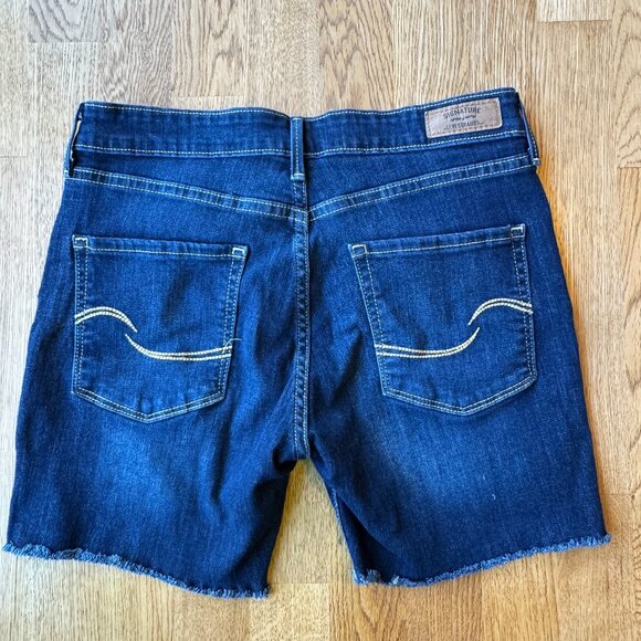 Signature Levi Strauss & Co Modern Skinny Shorts Size 10 - Picture 2 of 12